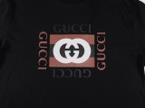 高品質 グッチ コピーおすすめ 24 SS新型キューブダブルGプリント半袖Tシャツ