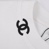 超話題! シャネル n級品 2024 SS春夏新作小香風プリント半袖Tシャツ