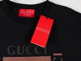 高品質 グッチ コピーおすすめ 24 SS新型キューブダブルGプリント半袖Tシャツ