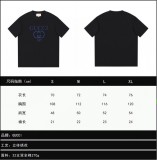 大人気 グッチ 激安通販 2024 SS春夏新作ダブルG重工刺繍半袖Tシャツ