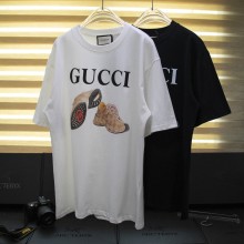 累積売上総額第１位！グッチ 激安偽物 24 SS春夏新作爆型シューズTシャツ2色