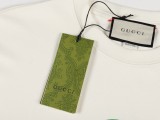 一目惚れ♪  グッチ スーパーコピー 24 SS新作赤緑ストライププリント半袖Tシャツ