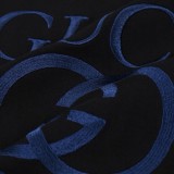 大人気 グッチ 激安通販 2024 SS春夏新作ダブルG重工刺繍半袖Tシャツ