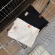 高品質 エルメス スーパーコピー 2024夏新作アルファベット“H”刺繍ロゴ半袖Tシャツ2色