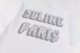 大人気 セリーヌ 偽物通販 24 ssリベット半袖Tシャツ
