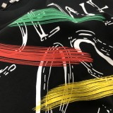 ★超人気 ロエベ コピーおすすめ ロエベ2024新作胸元プリントロゴ半袖Tシャツ