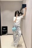 超話題! ディオール 激安偽物 フルプリントジャカードパンツ半袖セット