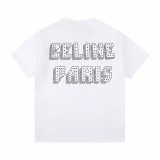大人気 セリーヌ 偽物通販 24 ssリベット半袖Tシャツ