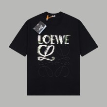 一目惚れ♪ ロエベ 激安偽物 ペイント刺繍半袖