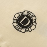 【限定】ディオール スーパーコピー 2024最新ロゴ柄刺繍植毛アルファベットTシャツ