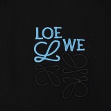 一目惚れ♪ ロエベ コピー 刺繍ズレロゴ刺繍オールインワン丸首半袖Tシャツ