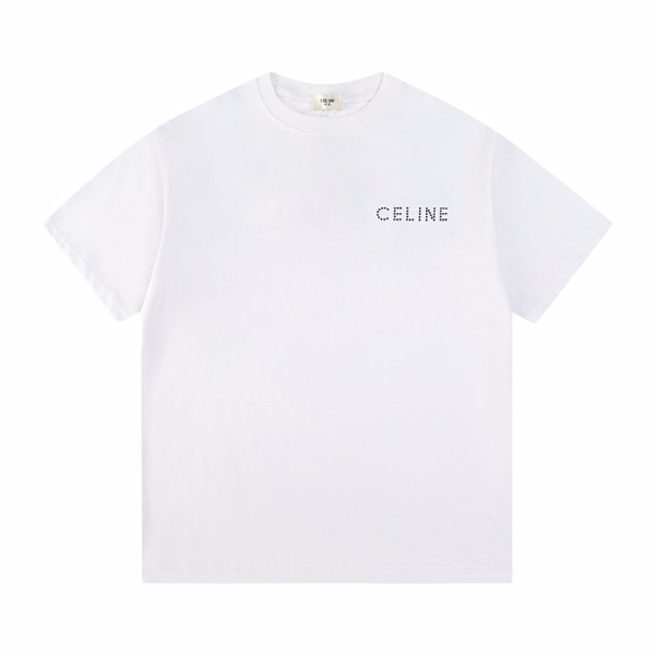 大人気 セリーヌ 偽物通販 24 ssリベット半袖Tシャツ