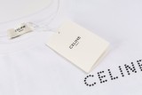 大人気 セリーヌ 偽物通販 24 ssリベット半袖Tシャツ