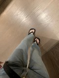 追跡付 セリーヌ 激安偽物 刺繍アルファベットジーンズ