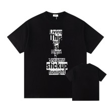 稀少 セリーヌ 偽物通販 24 ss春夏新作クラシック丸首プリントTシャツ