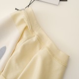 【限定】ディオール スーパーコピー 2024最新ロゴ柄刺繍植毛アルファベットTシャツ