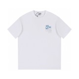 累積売上総額第１位！ ロエベ 激安通販 刺繍ズレロゴ刺繍オールインワン丸首半袖Tシャツ