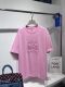 一目惚れ♪ ロエベ コピー 2024春先の新型純色経典大ロゴ刺繍Tシャ