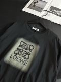 大人気 ロエベ コピーおすすめ 偽物通販 重工業ドリルロゴ旧洗水黒半袖