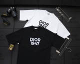 高品質 ディオール 激安通販 刺繍ラウンドネック半袖Tシャツ2色
