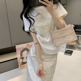 【話題商品！】 ディオール n級品 蝶プリントセットアップスカート