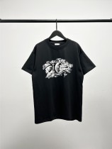 稀少 ディオール コピー の男女同型陰影アルファベット半袖Tシャツ