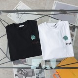 高品質 ディオール 偽物通販 ポケットポジショニング恐竜刺繍カジュアル丸首半袖Tシャツ