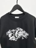 稀少 ディオール コピー の男女同型陰影アルファベット半袖Tシャツ