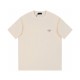 入手困難 プラダ 激安偽物 2024 SS春夏ゴールドトリコロールクラシックオールインワン半袖Tシャツ