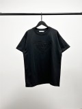 超奇跡の入荷☆プラダ コピー 男女同型トリコロール立体エンボス半袖Tシャツ