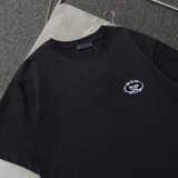 ★超人気 プラダ コピーおすすめ タオル刺繍ロゴ胸ロゴカジュアル丸首半袖Tシャツ