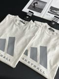 使い勝手良し アディダス コピーおすすめ 古着限定シリカゲル立体柄グレー半袖T