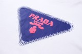 使い勝手良し プラダ 激安偽物 24 SSロゴプリントペアルックTシャツ半袖