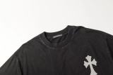 追跡付 クロムハーツ コピーおすすめ 馬蹄サンスクリットプリントひび割れ半袖Tシャツ