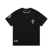 累積売上総額第１位！ クロムハーツ 激安通販 サンスクリット十字架馬蹄花プリント