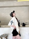 【話題商品！】クロムハーツ 激安偽物 カウボーイの皮貼り十字架の鉄のマイクロロゴTシャツ