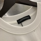 ★超人気 クロムハーツ コピーおすすめ 2024新ロゴ手描きプリント半袖Tシャツ