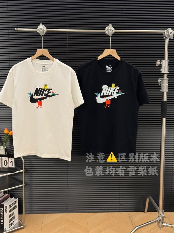 超奇跡の入荷☆ ナイキ 激安通販 24 ss夏の定番胸もとカートゥーンプリントカップル半袖Tシャツ3色