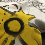 ★超人気 クロムハーツ コピーおすすめ 2024新ロゴ手描きプリント半袖Tシャツ