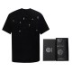 【話題商品！】クロムハーツ スーパーコピー 重工満天星十字架ドリル半袖Tシャツ