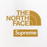【限定】The North FaceXSupreme連名ロゴアルファベットプリントカジュアルカップル丸首半袖Tシャツ2色