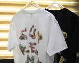 累積売上総額第１位！ シュプリーム スーパーコピー バックレインボーロゴアルファベットプリントTシャツ半袖2色