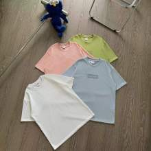 超奇跡の入荷☆  シュプリーム 激安通販 シンプルアルファベット立体プリント半袖Tシャツ4色