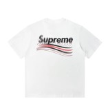 稀少 シュプリーム スーパーコピー 24 SS新連名シリーズファジィファントムウェーブロゴ半袖Tシャツ3色