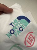 累積売上総額第１位！ザノースフェイス 偽物通販 CLOT北面連名半袖Tシャツ4色