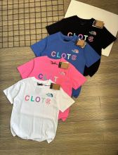 累積売上総額第１位！ザノースフェイス 偽物通販 CLOT北面連名半袖Tシャツ4色