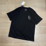 ★超人気 ザノースフェイス  コピーお すすめ透かし彫り縦ロゴ丸首半袖Tシャツ2色