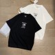 使い勝手良し ザノースフェイス コピーおすすめ 草書字目ロゴプリントコットンカジュアルショートTシャツ2色