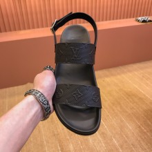 大人気 ルイヴィトン 偽物通販 lv高級品紳士スリッパ