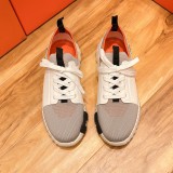 【限定】エルメス 激安通販 ハイテク通気性のあるキャンバススニーカー